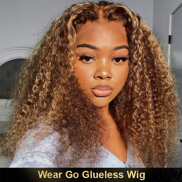 16 inch highlight wig