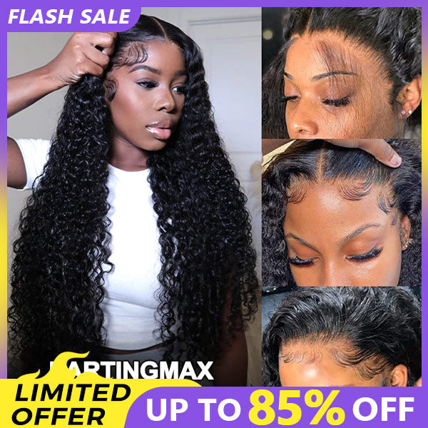 Water Wave Wigs HD Lace Front Wigs Wet And Wavy Brazilian Human Virgin Hair Preplucked Natural Hairline