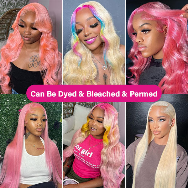 613 Blonde Body Wave Lace Front Wigs