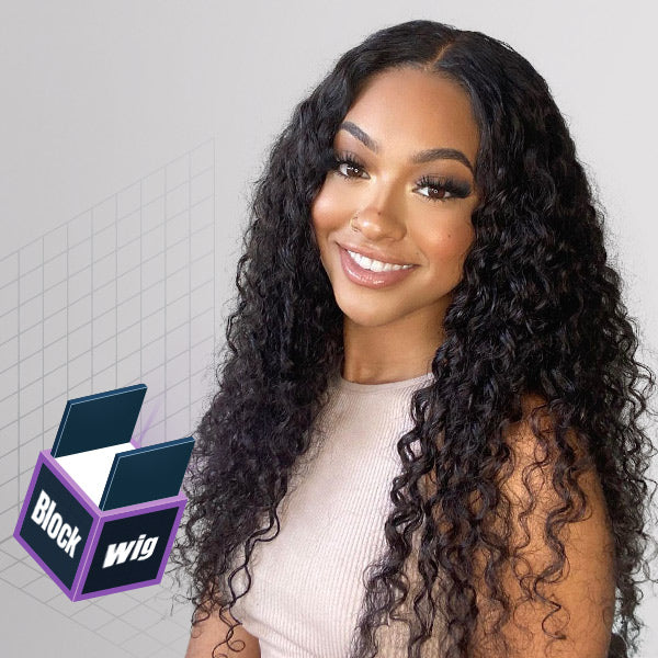 water wave block wig