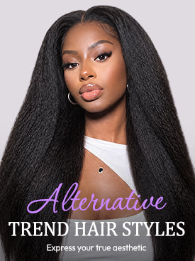 Highlight Brown Yaki Straight Wig Pre-Cut 9x6 T Part Lace Wear Go