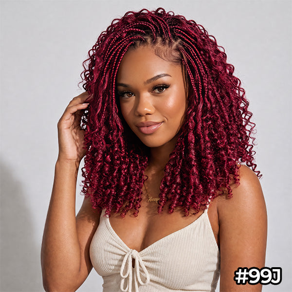 24h Shipping | OQ HAIR Burmese Curly Crochet Human Hair Full Volume Bouncy Ends Natural Blend Multiple Color Choices