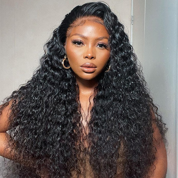 BOGO Deep Wave Pre-cut 6x4 HD Lace Wear Go Wig 100% Glueless Human Hair Wig