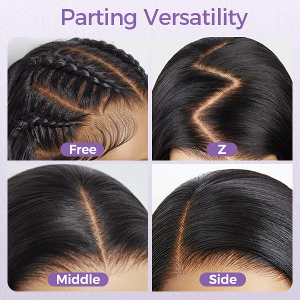 Deep Wave Natural-Looking 13x6 Lace Frontal Human Hair Wig With Natural Melt Hairline