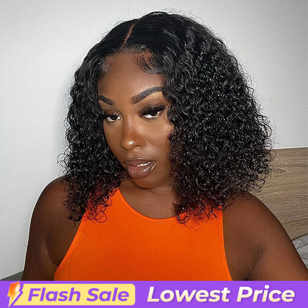 Flash Sale | Water Wave Bob Pre-cut 9x6 HD Lace Wear Go Glueless Wig