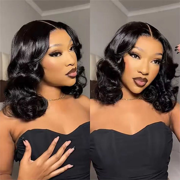 Flash Sale | Body Wave 13x4 Lace Frontal Bob Wig