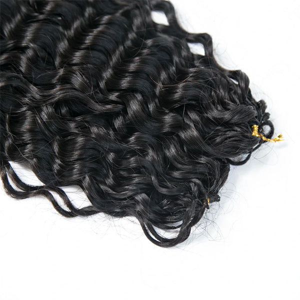 OQ HAIR Premium Burmese Curly Crochet Human Hair Soft Defined Curls Natural Looking For Everyday Glam