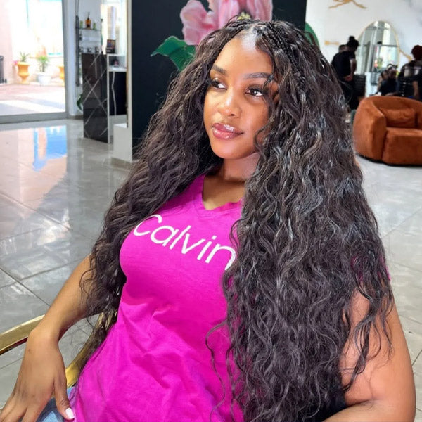 OQ HAIR Natural Flow Body Wave Crochet Human Hair Lightweight & Reusable Beginner Friendly Style