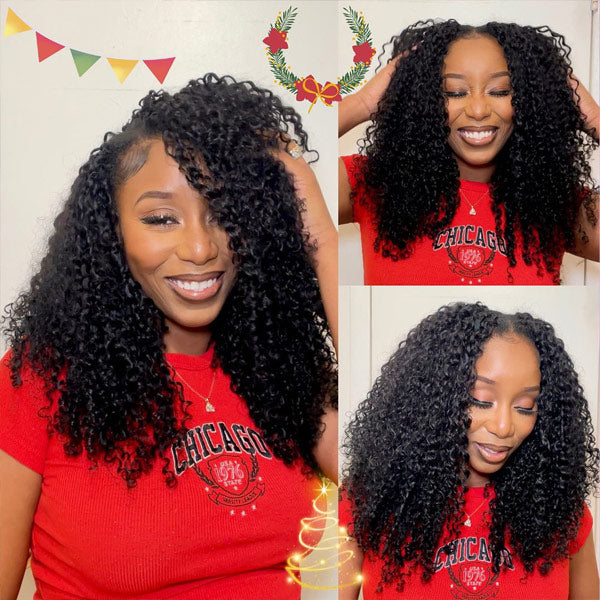OQ HAIR Premium Burmese Curly Crochet Human Hair Soft Defined Curls Natural Looking For Everyday Glam