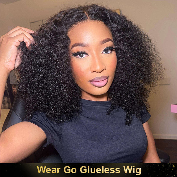 16 inch kinky curly wig