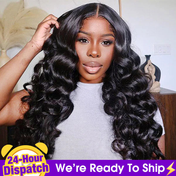 24h Shipping | Ocean Wave Hair Wear Go Glueless Wigs 7x5 Pre Cut HD Lace Closure Wigs With Pre Plucked Nautral Hairline