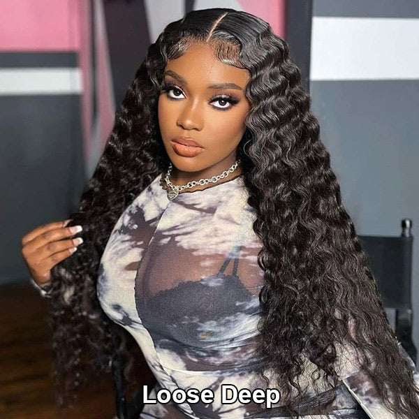 BOGO Long 26inches-32inches Straight/Wavy/Curly Wear Go Wig Various Styles Pre-cut 6x4 HD Lace Wig