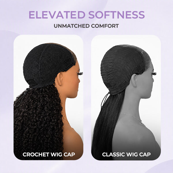OQ HAIR Pixie Curly 7x5 Lace Closure Wig Bleached Knots Pre Plucked Hairline Everyday Wear
