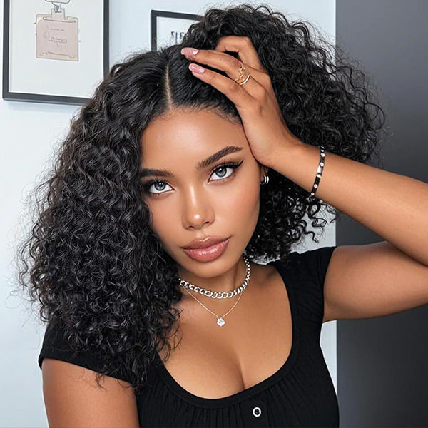 Flash Sale | Water Wave Pre-cut 7x5 HD Lace Wear Go Glueless Wig 220% Density