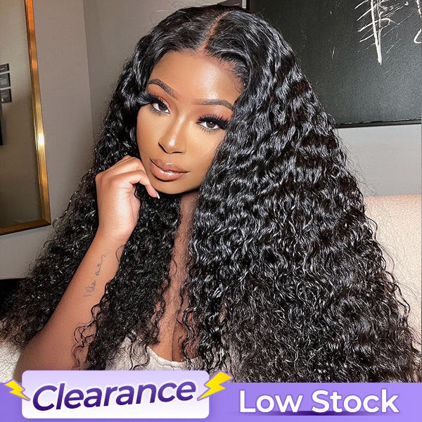 CLEARANCE | Water Wave 13x4 13x6 Lace Frontal Wigs Pre-plucked Wet And Wavy Brazilian Human Hair Wigs