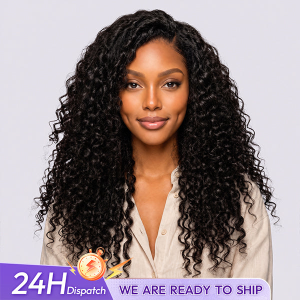 24h Shipping | Water Wave Lace Frontal Wig 13x6 Lace Wigs Pre Plucked Low Stock