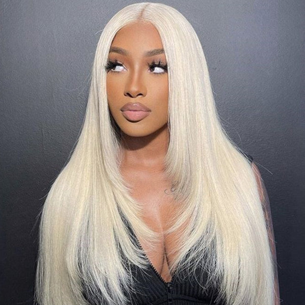 Exclusive Flash | Glueless 613 Blonde Pre-cut 7x5 Straight Wear Go Wig
