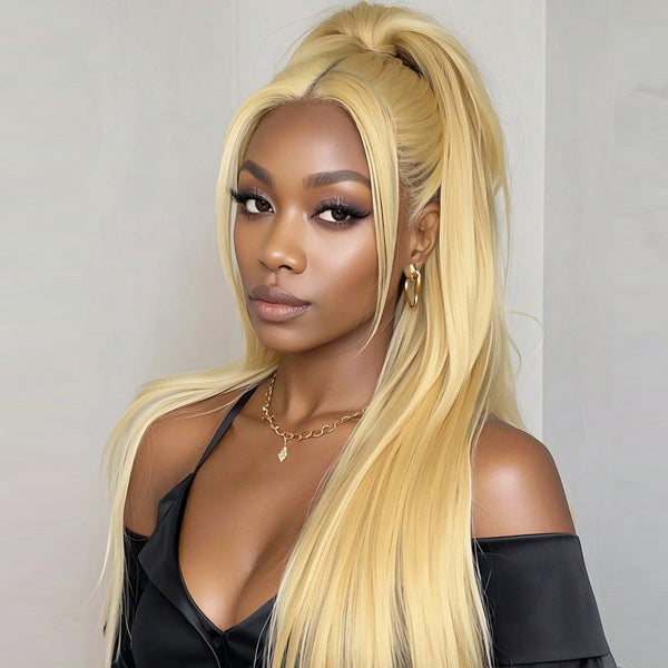 Exclusive Flash | Glueless 613 Blonde Pre-cut 7x5 Straight Wear Go Wig