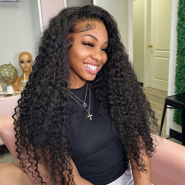 CLEARANCE |  Water Wave 13x6 Lace Frontal Wigs Pre-plucked Wet And Wavy Brazilian Human Hair Wigs