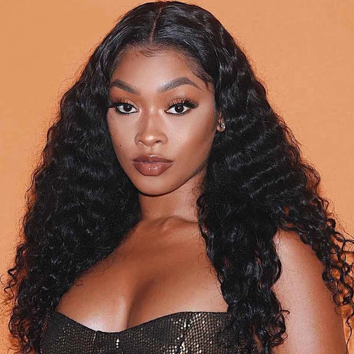 Flash Sale | Deep Wave 4x4 Lace Closure Human Hair Wig