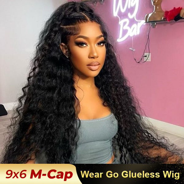 deep wave ready to go lace front wig