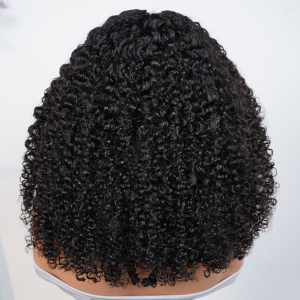 OQ HAIR Pixie Curly V Part Wig Glueless No Leave Out Beginner Friendly Quick Install