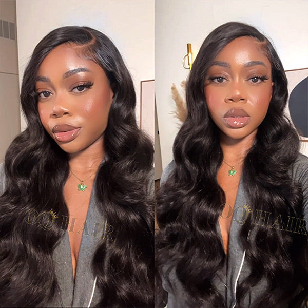 US Warehouse Quick Ship | Ocean Wave Hair Wear Go Glueless Wigs 4x6 Pre Cut HD Lace Closure Wigs With Pre Plucked Nautral Hairline