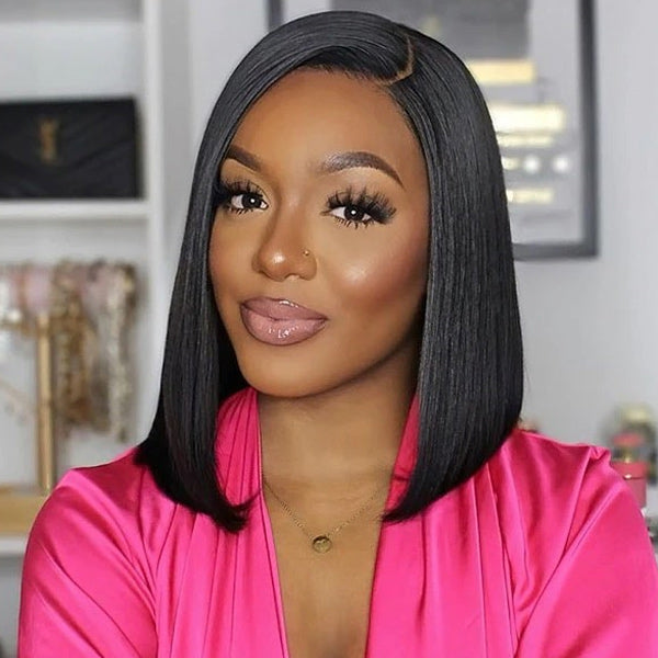 Exclusive Flash | Straight Bob Pre-Cut 9x6 Lace Wear Go Wig