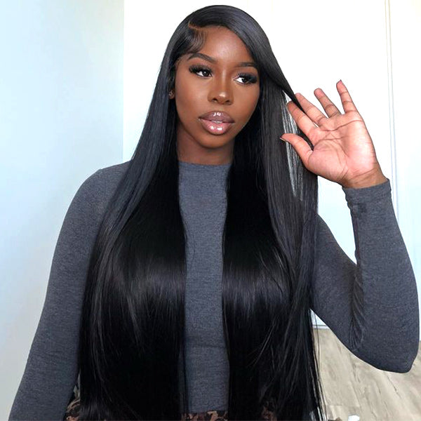 Straight Transparent Lace HD Lace Human Hair Lace Front Wigs | OQHAIR