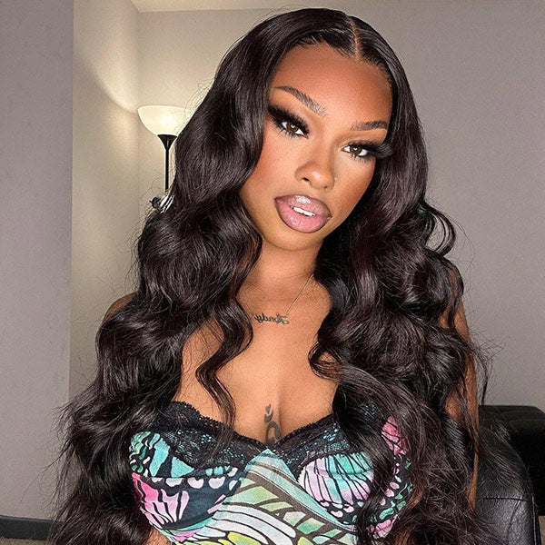 OQ HAIR PartingMax Glueless Body Wave Pre-Cut 9x6 HD Lace Flexible Fit Wear Go Wig With Tiny Belached Knots