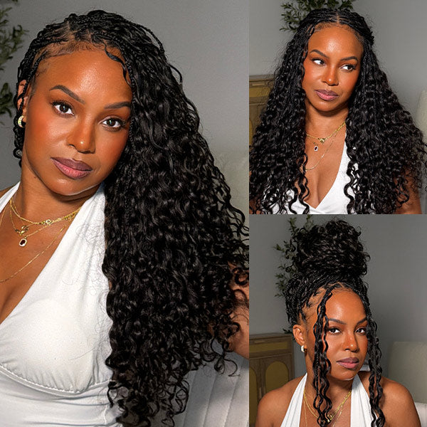 OQ HAIR Premium Burmese Curly Crochet Human Hair Soft Defined Curls Natural Looking For Everyday Glam