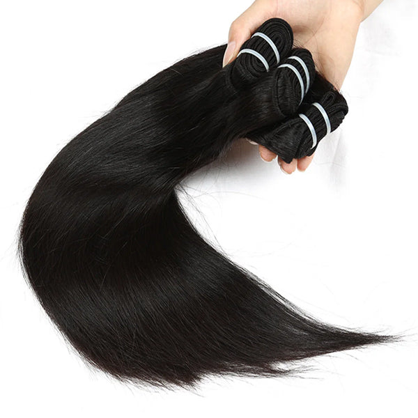 Straight Hair Unprocessed Virgin Human Hair Bundles 1/3/4 Pcs Sew In Hair Weaves