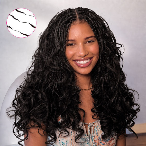 Pre-sale | OQ HAIR Effortless #2 Dark Brown Body Wave Crochet Hair for Quick Styling