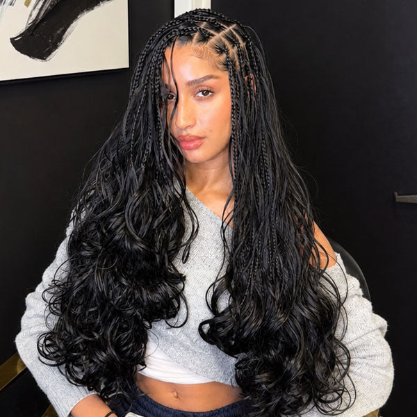 Pre-sale | OQ HAIR Luxury French Curl Crochet Hair Braids Invisible Miracle Knots Natural Look