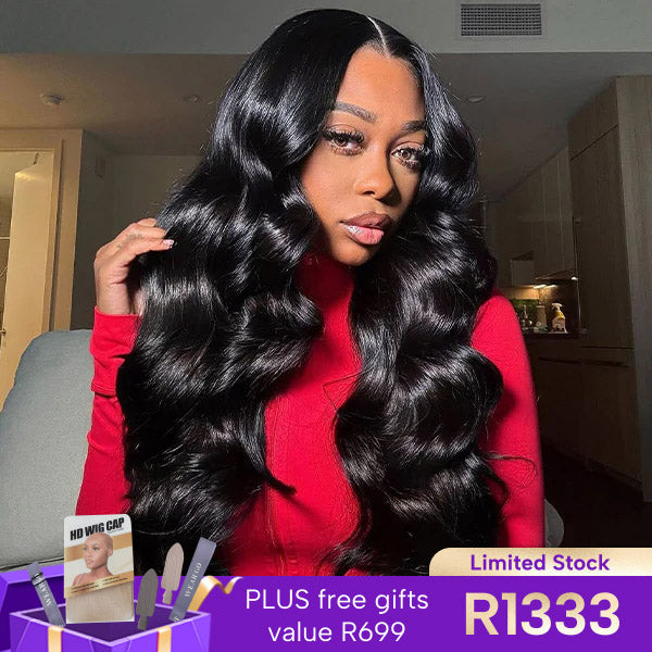 80% OFF | Body Wave Glueless Pre-Cut 9x6 HD Lace Frontal Look Wear Go Wig With Drawstring