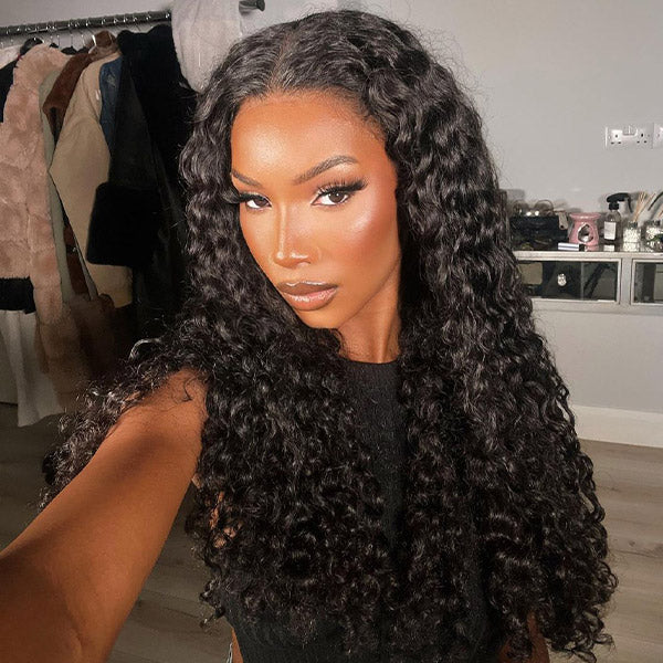 Flash Sale | Water Wave Wear Go Wigs 4x6 HD Lace Real Glueless Lace Closure Wigs