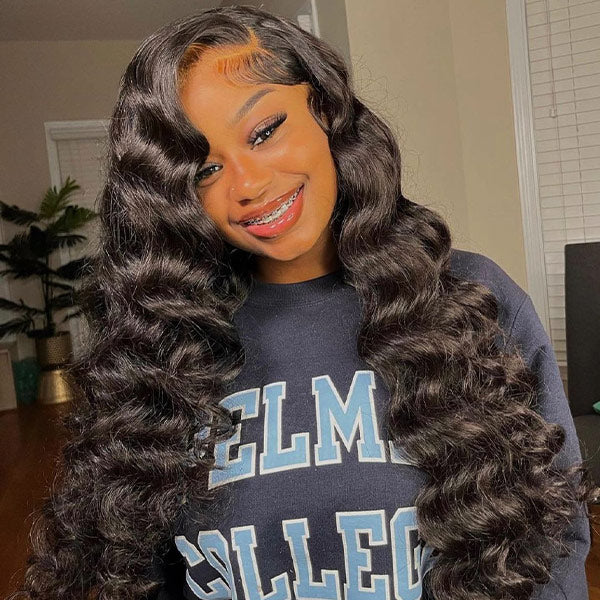 Flash Sale | Wand Curl Wear Go Glueless Wig 4x6 HD Lace Pre Cut Lace 100% Glueless Wig Preplucked with Natural Hairline