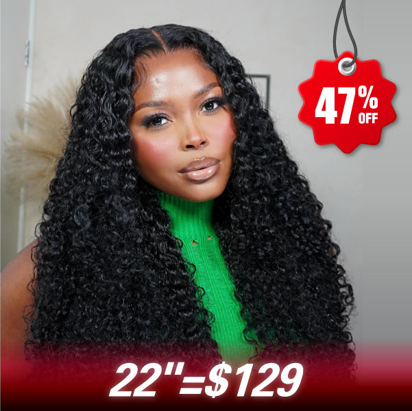 Today's Deal | Deep Wave & Kinky Curly Hair Pre-Cut 6x4 HD Lace Wear Go Glueless Wigs