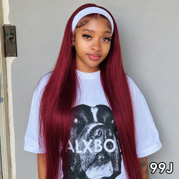 OQ HAIR Glueless Yaki Straight Headband Wig Beginner Friendly Wig For Easy Everyday Styling