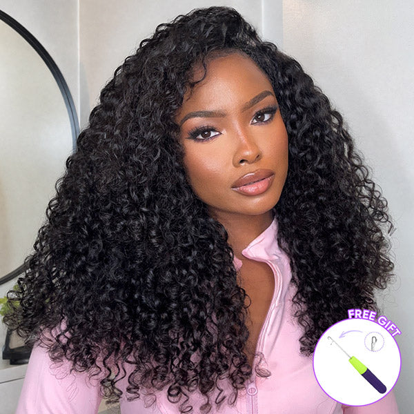 OQ HAIR Premium Burmese Curly Crochet Human Hair Soft Defined Curls Natural Looking For Everyday Glam