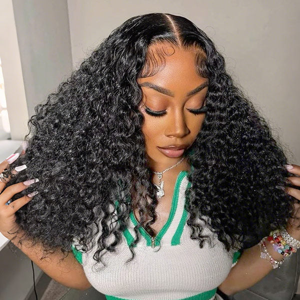 24h Shipping | Deep Wave Human Hair 13x4 13x6 Lace Frontal Wig For Black Women
