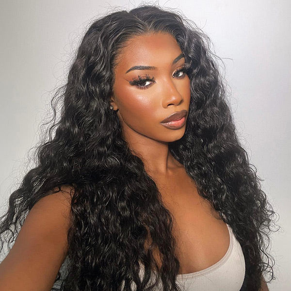 water wave half wig