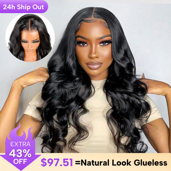 CLEARANCE | Ocean Wave Pre Cut 7x5 HD Lace Wear&Go Glueless Human Hair Wig