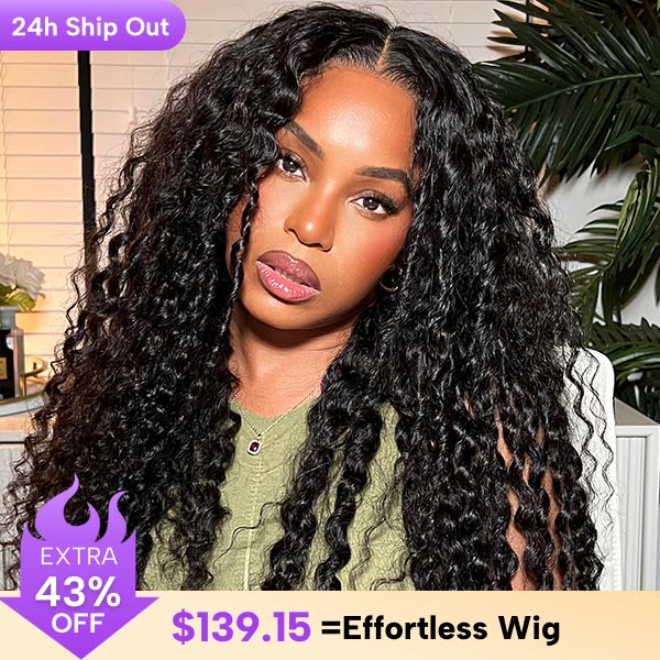 CLEARANCE | Deep Wave Wig Pre-cut 9x6 Lace Wear Go Glueless Wig