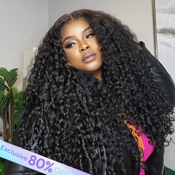 OQ HAIR Bouncy Defined Glueless Burmse Curly 13x6 Lace Long Length Wear Go Wig With Drawstring Cap