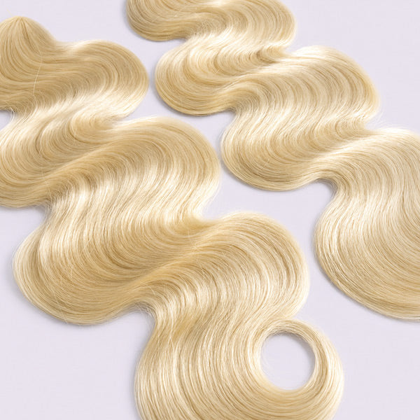 OQ HAIR #613 Blonde Body Wave Crochet Human Hair For Boho Braids Natural Protective Styles For Everyday Glam