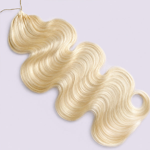 OQ HAIR #613 Blonde Body Wave Crochet Human Hair For Boho Braids Natural Protective Styles For Everyday Glam