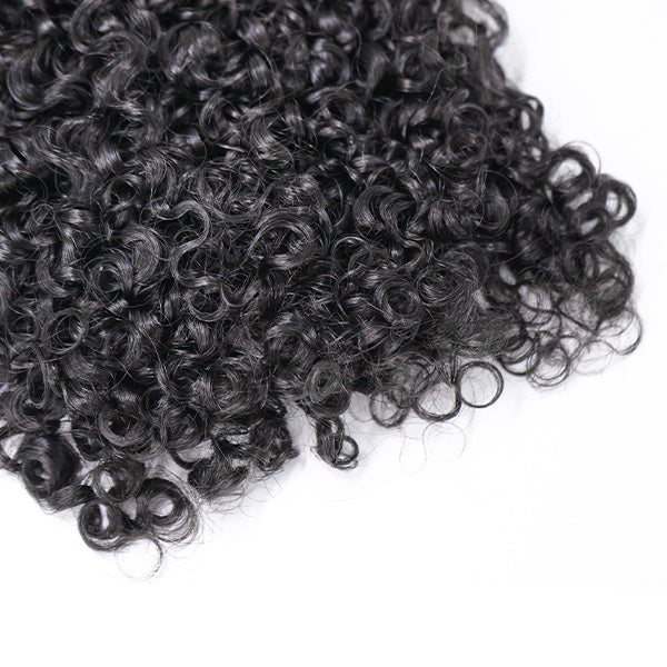 OQ HAIR Premium Pixie Curly Crochet Human Hair Realistic Curls Time Saving