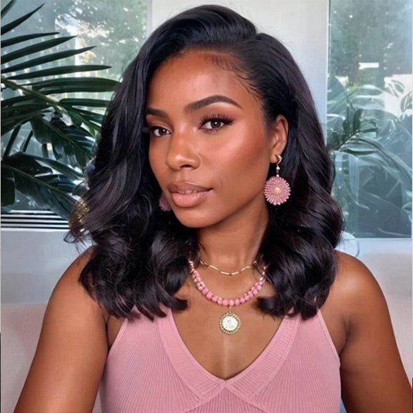 Flash Sale | Body Wave 13x4 Lace Frontal Bob Wig