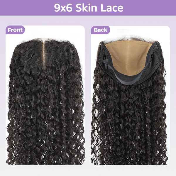 OQ Hair Water Wave Replaceable Zip Lace Tops For Block Wig